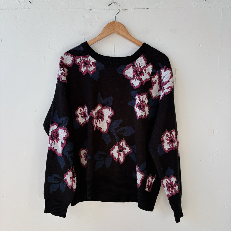 SIZE L | Floral Sweater