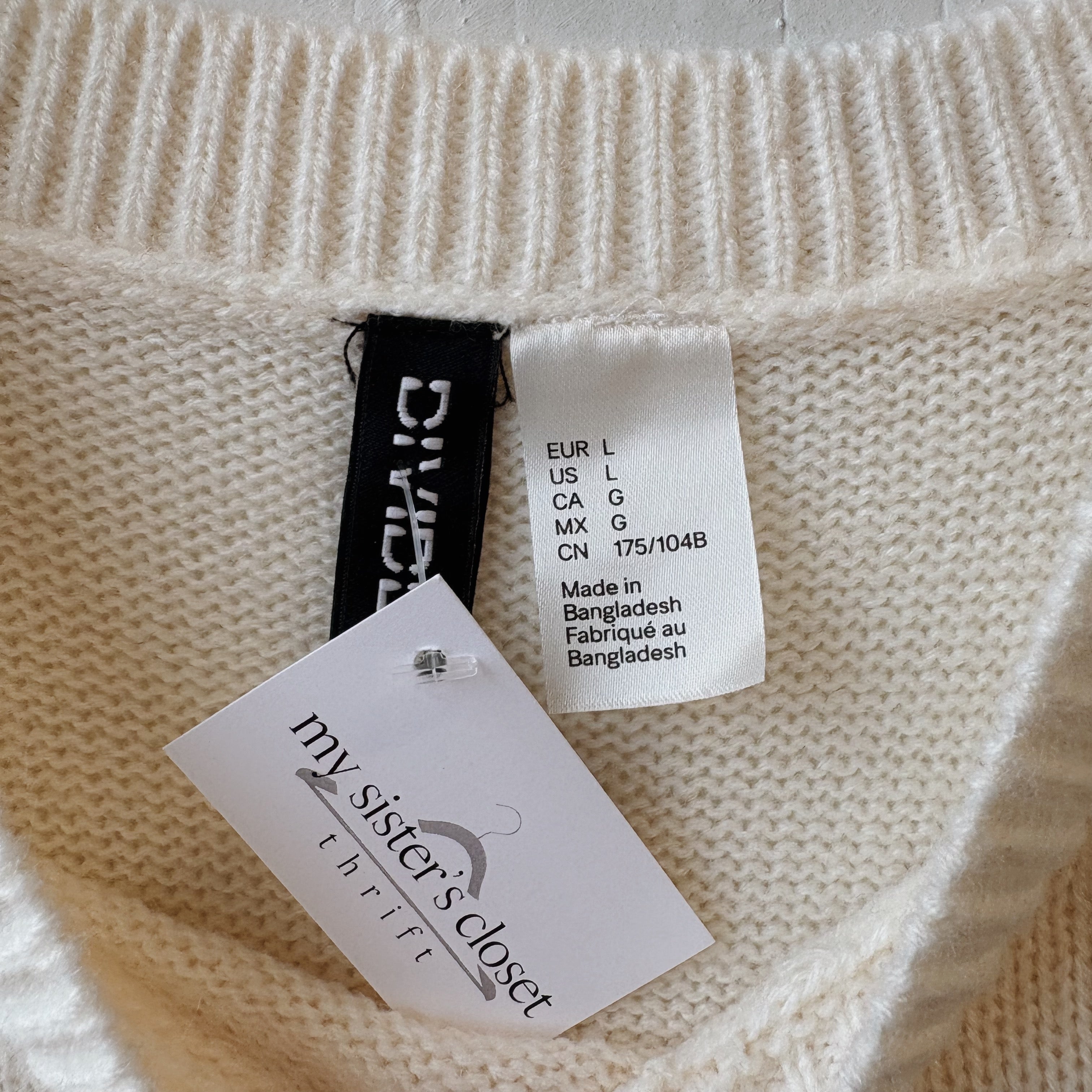 SIZE L | Sweater Tank Top