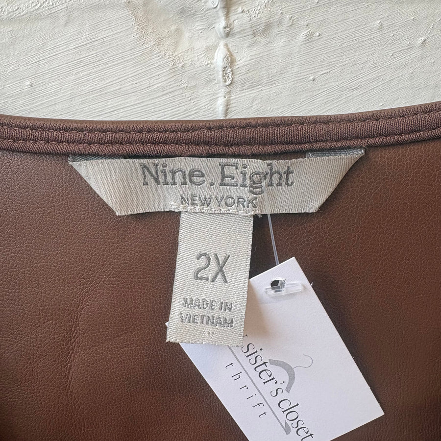 SIZE XXL | Leather Dress