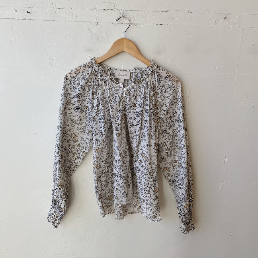 SIZE S | Patterned Blouse