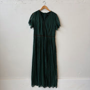 SIZE XXL | Green Lace Dress