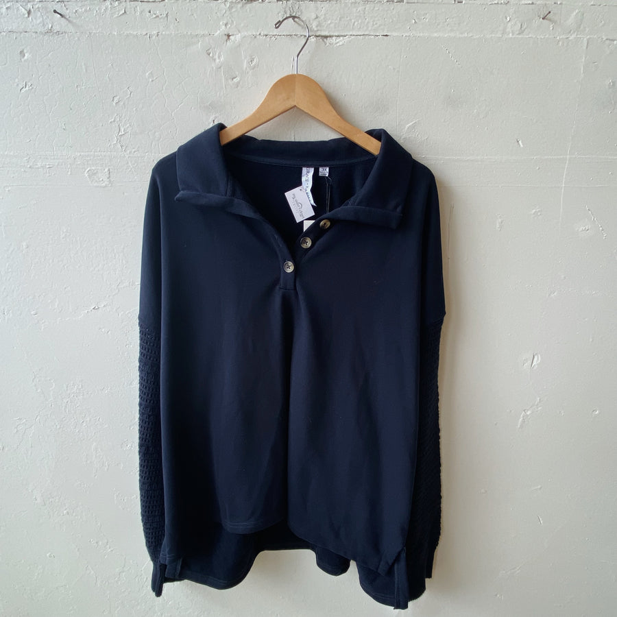 Size 3XL | Knit Sleeve Top