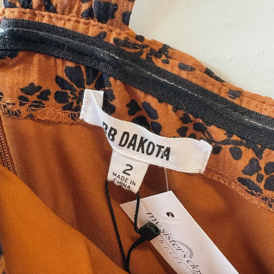 SIZE XS | Brown Floral Dress