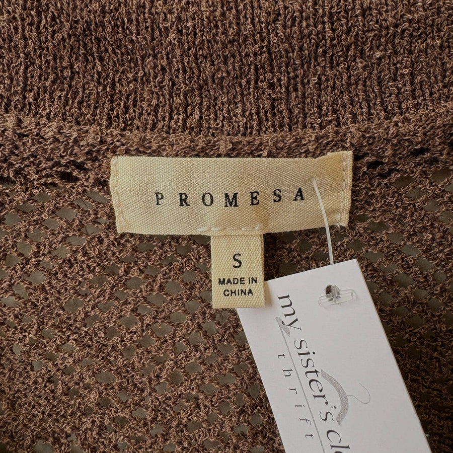 SIZE S | Brown Button Up