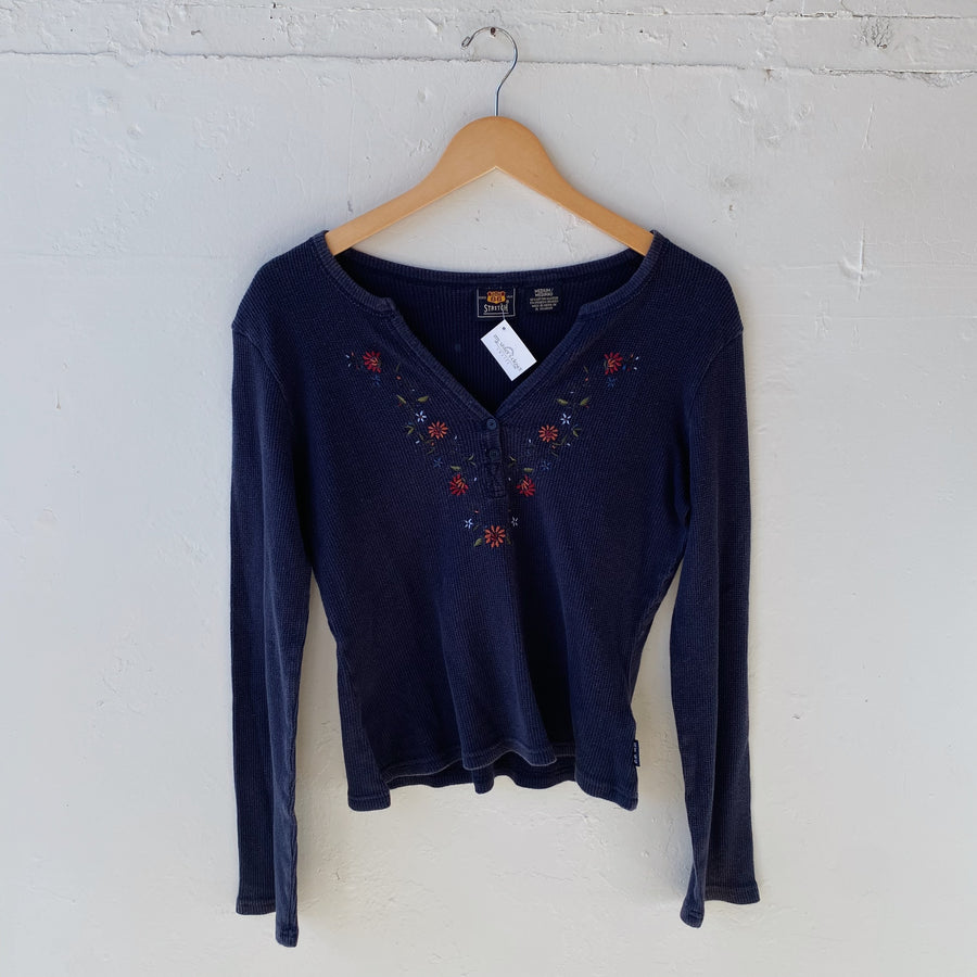 SIZE M | Vintage Embroidered Top