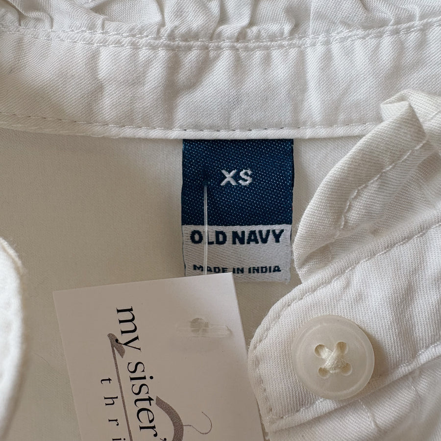 SIZE XS | White Button Up
