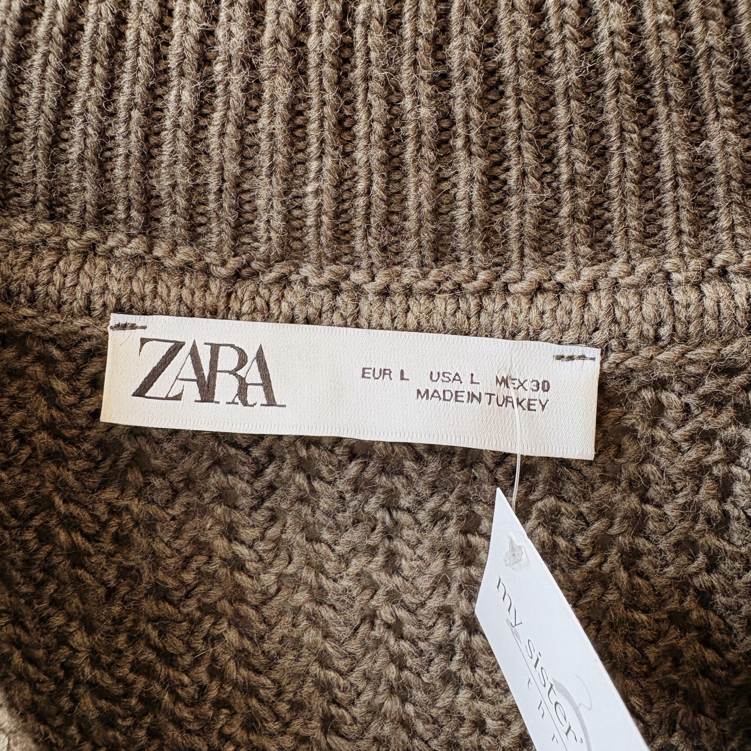 SIZE L | Zara Green Sweater