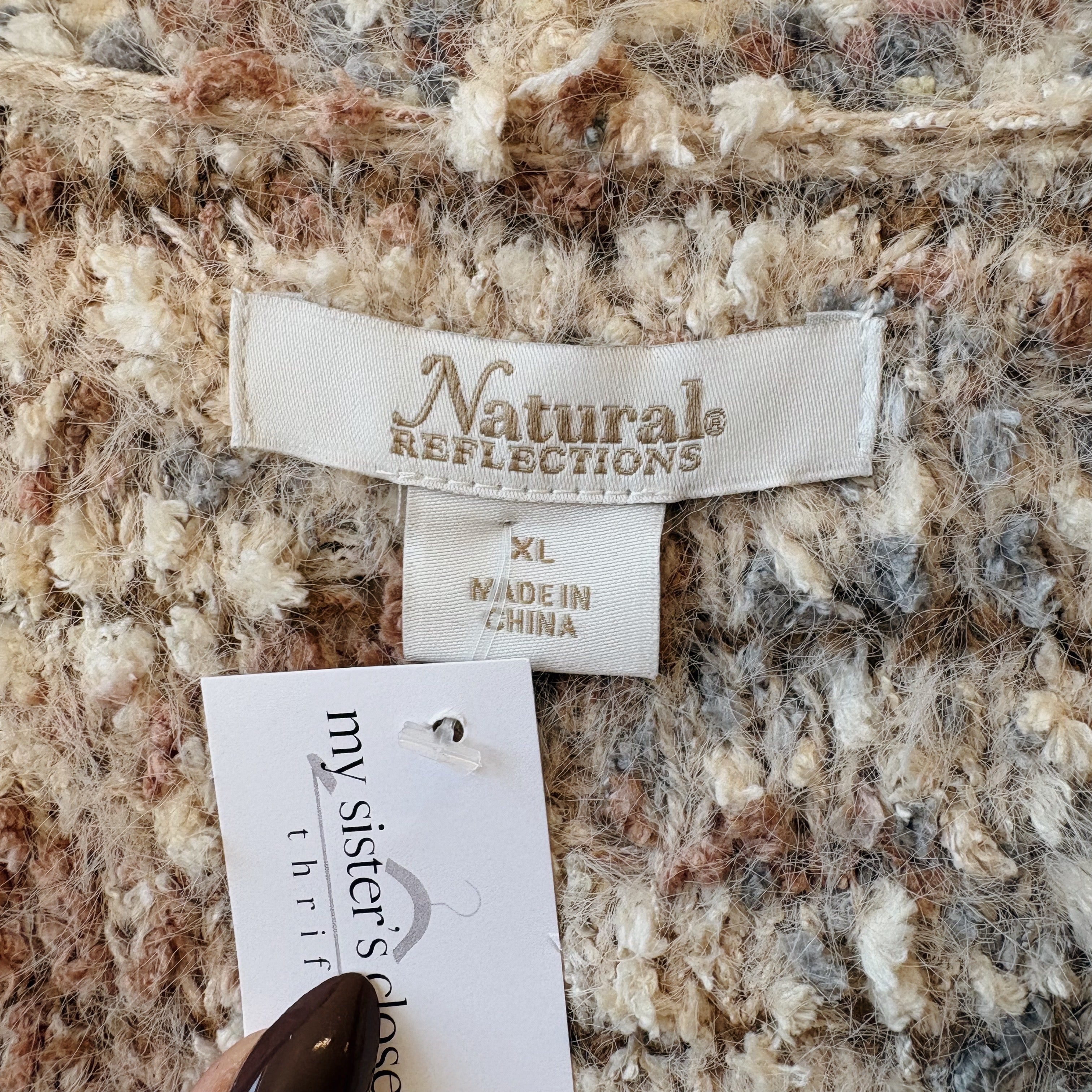 SIZE XL | Textured Cardigan