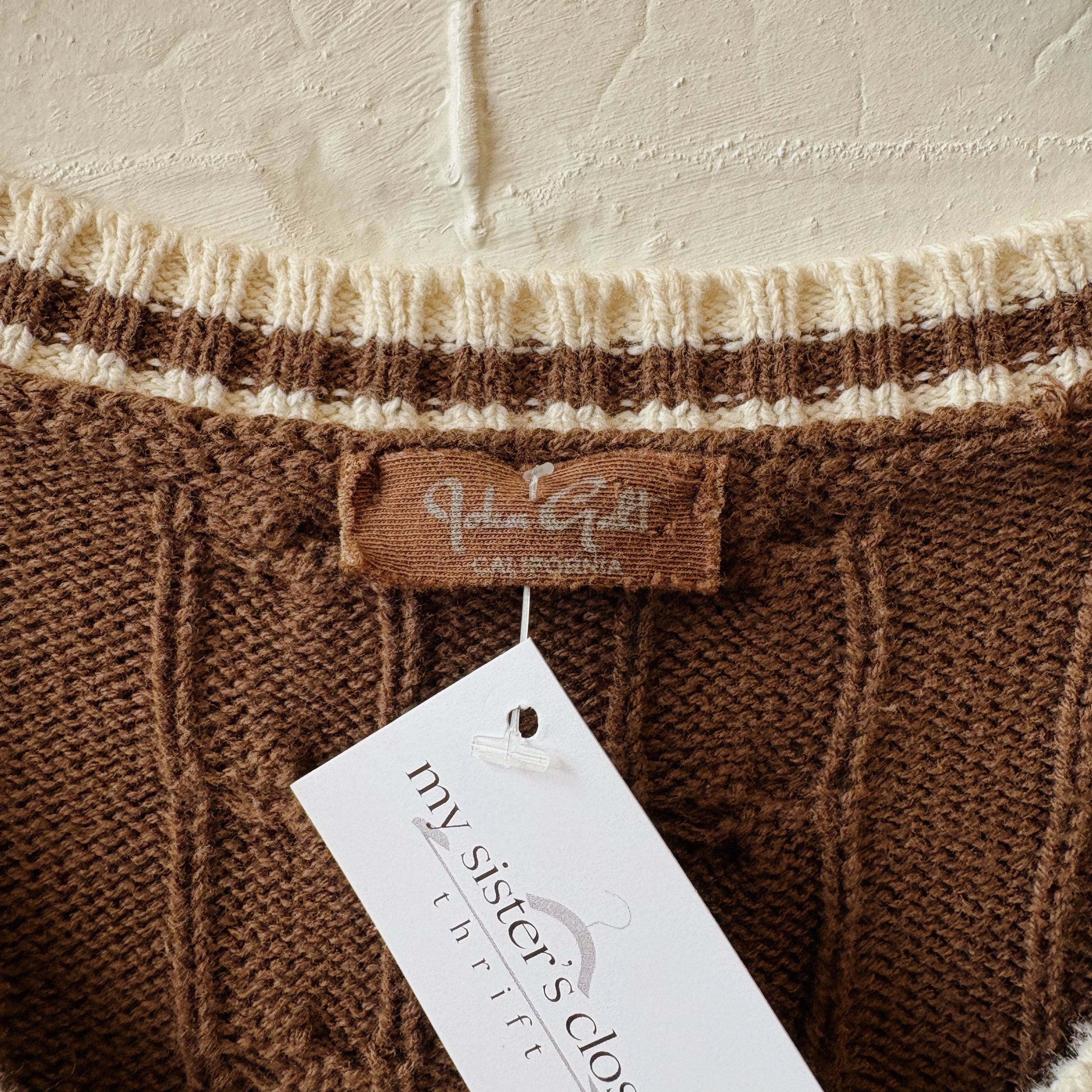 SIZE M | Brown Sweater Vest