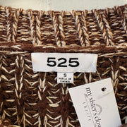 SIZE S | Multicolor Brown Sweater