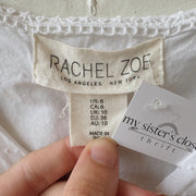 SIZE M | White Button Up Dress