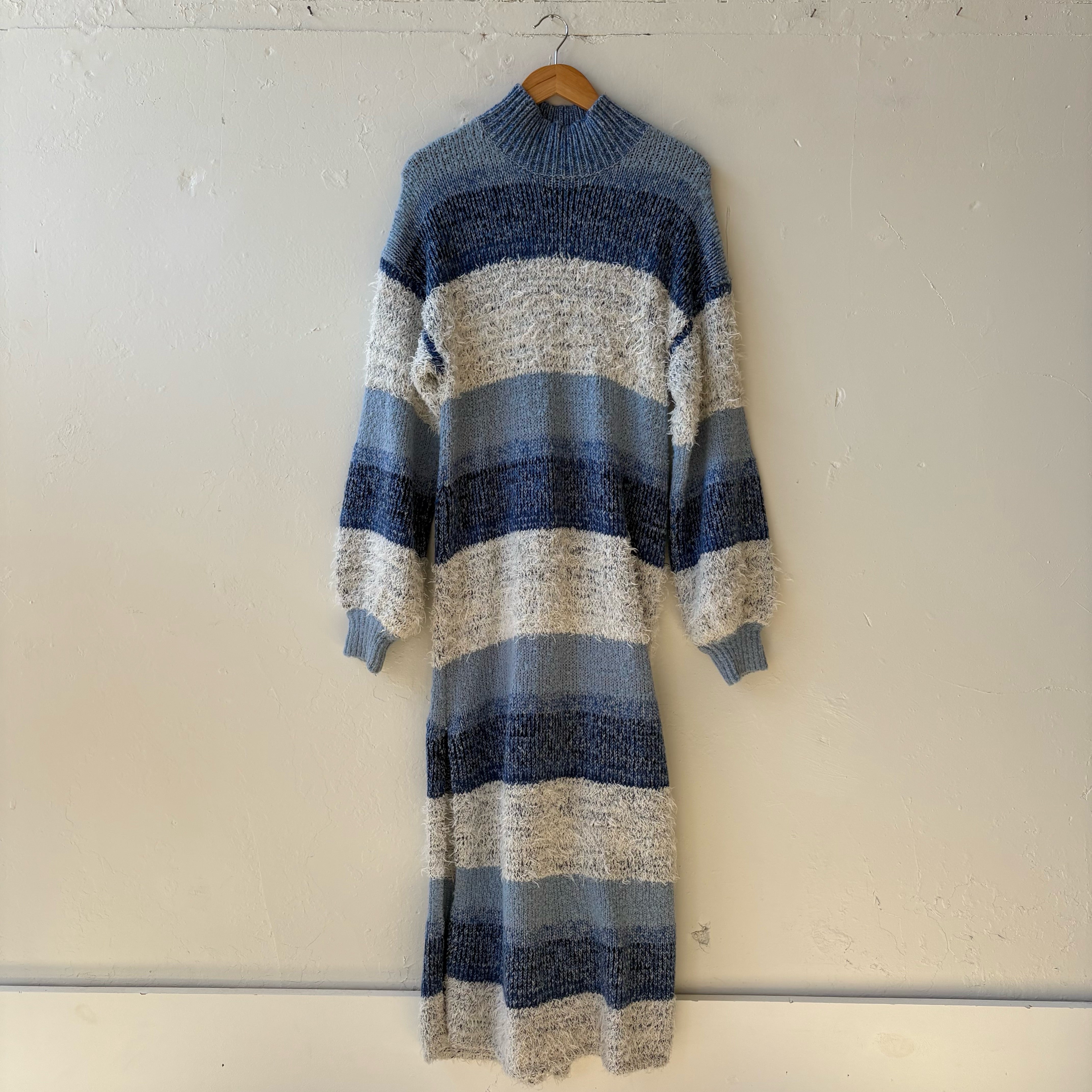 SIZE M | Free People Blue Sweater Dress