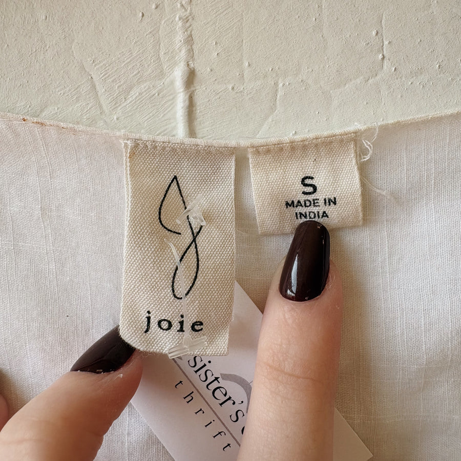 SIZE S | White Button Up Top