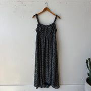 SIZE L | Blue Floral Boutique Dress