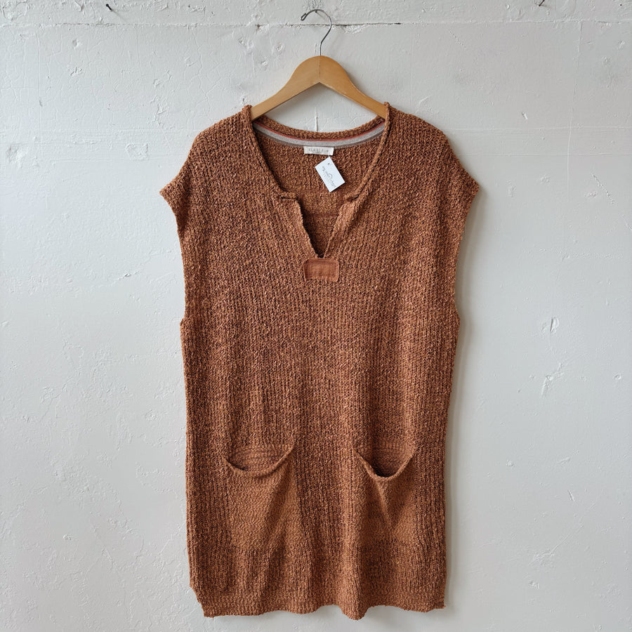 SIZE M | Camel Sweater Dress