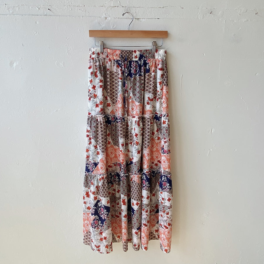 Size M | Floral Maxi Skirt