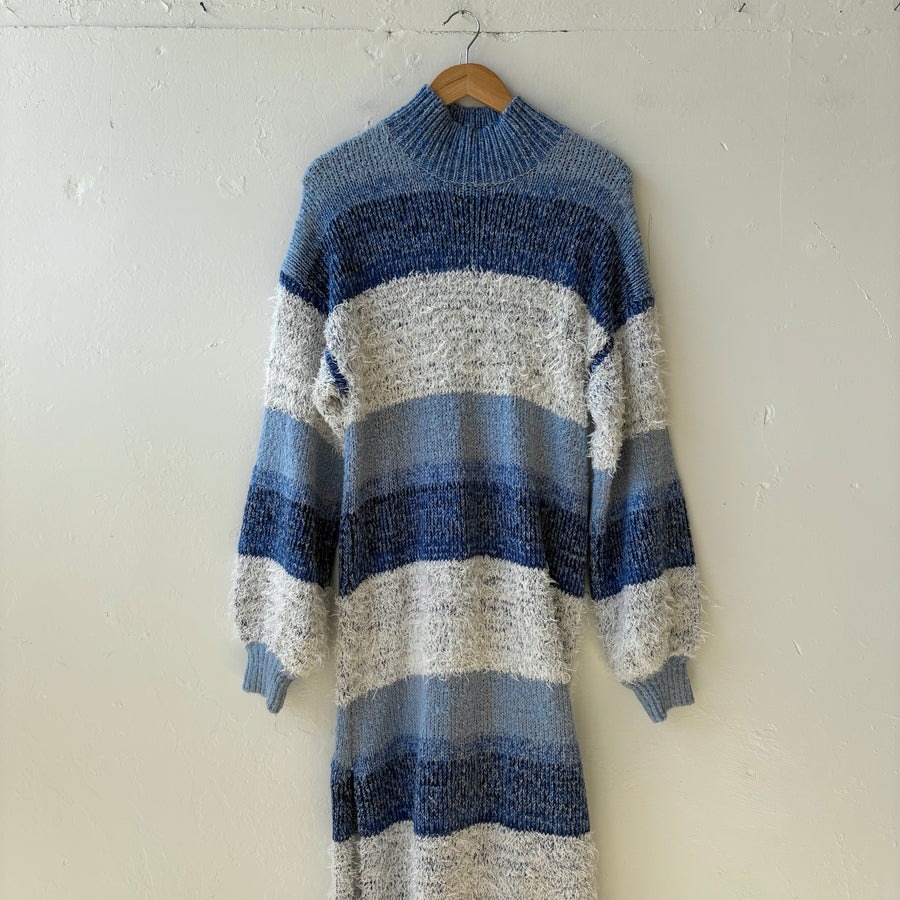 SIZE M | Free People Blue Sweater Dress
