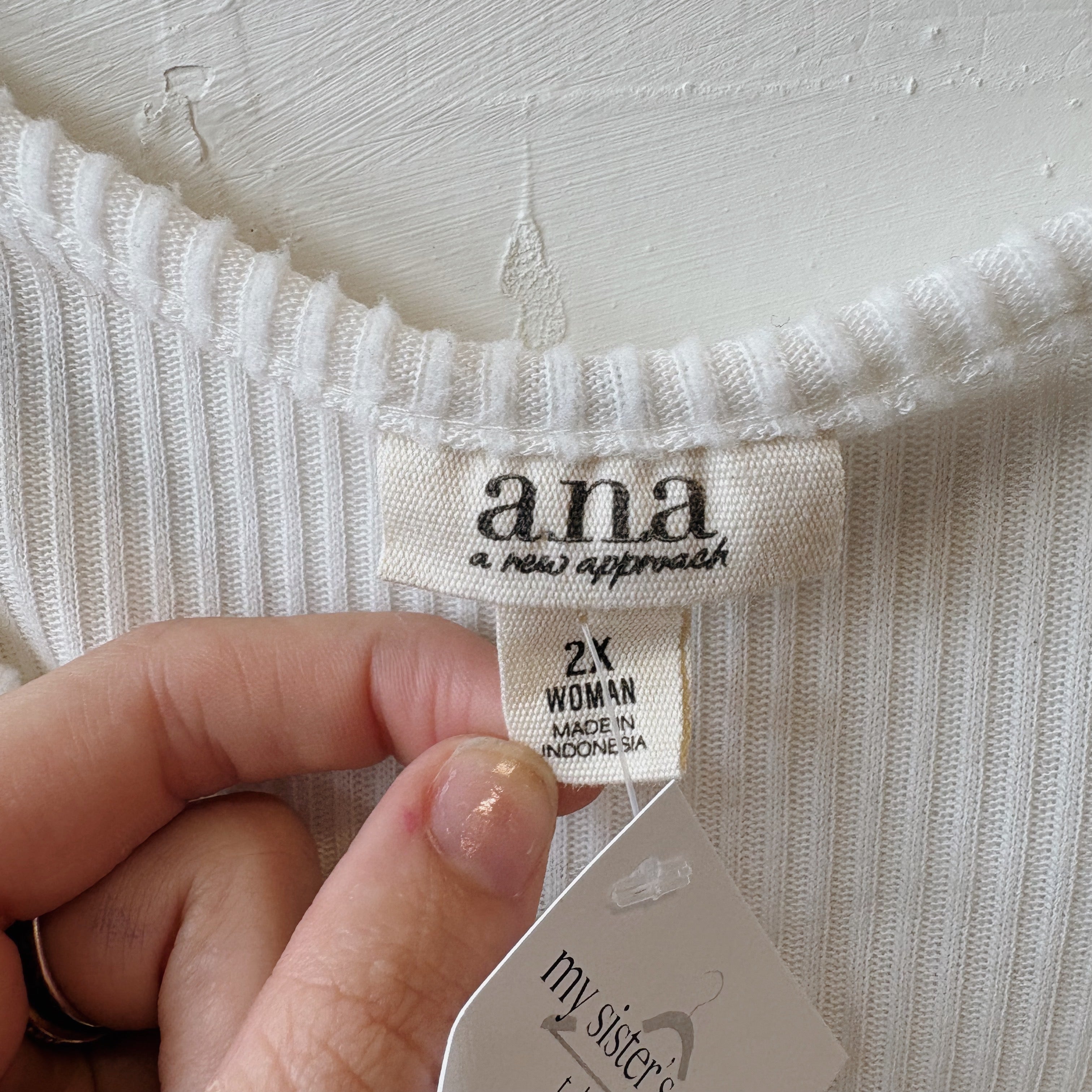 SIZE 2X | White Top