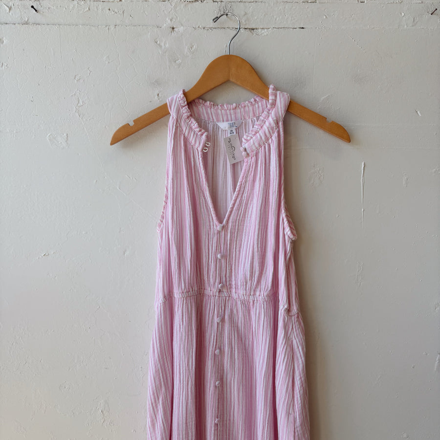 SIZE XS | Pink Striped Dress