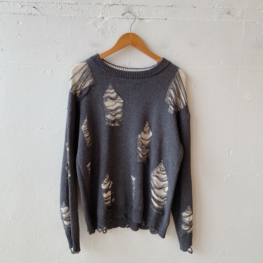 SIZE L | Distressed Sweater