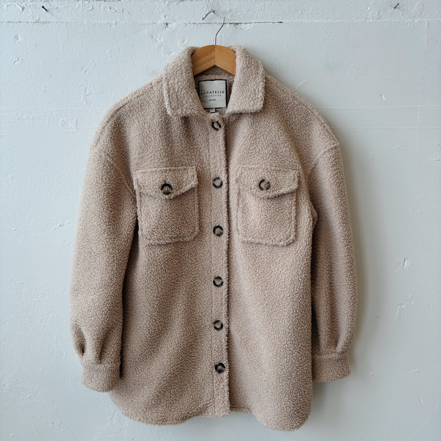 SIZE XS | Neutral Shacket