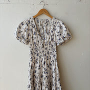 SIZE M | White Floral Dress