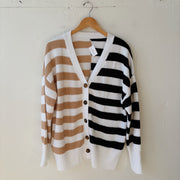 SIZE XL | Striped Cardigan