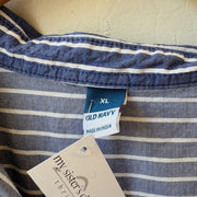 SIZE XL | Striped Button Up