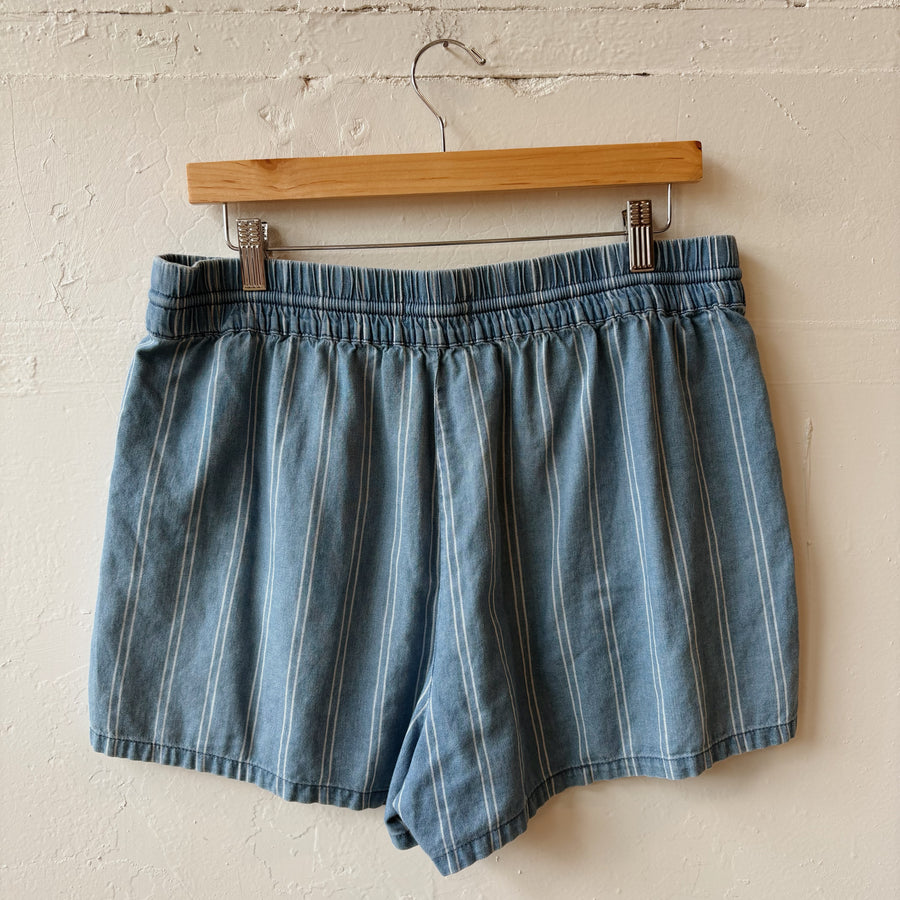 SIZE L | Madewell Striped Shorts