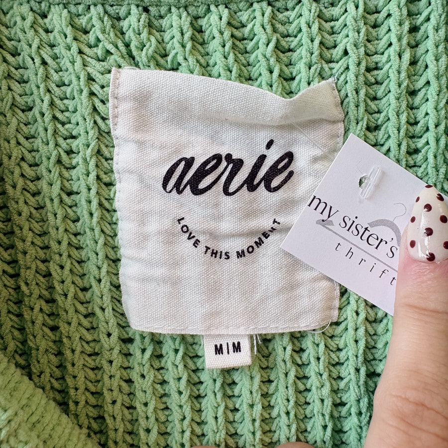 SIZE M | Aerie Green Sweater