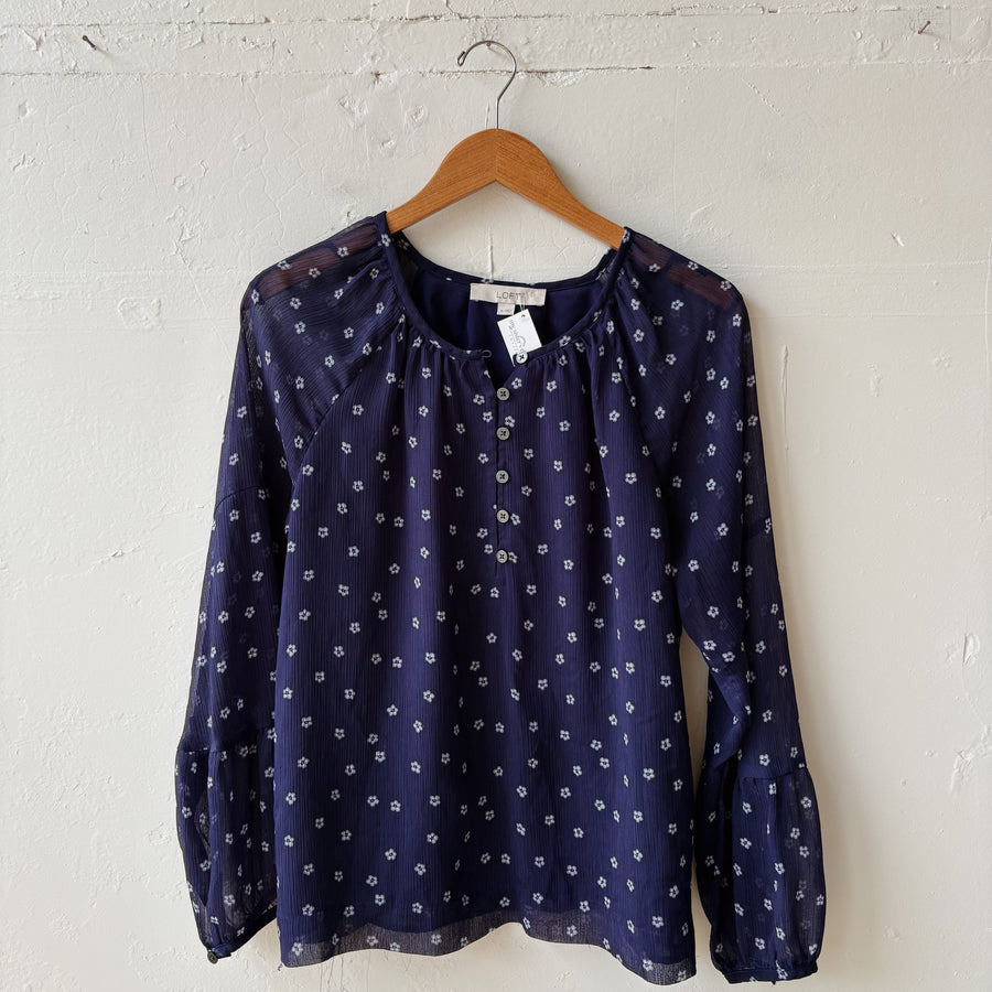 SIZE M | Blue Blouse