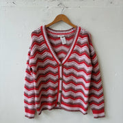 SIZE L | Pink Button Cardigan