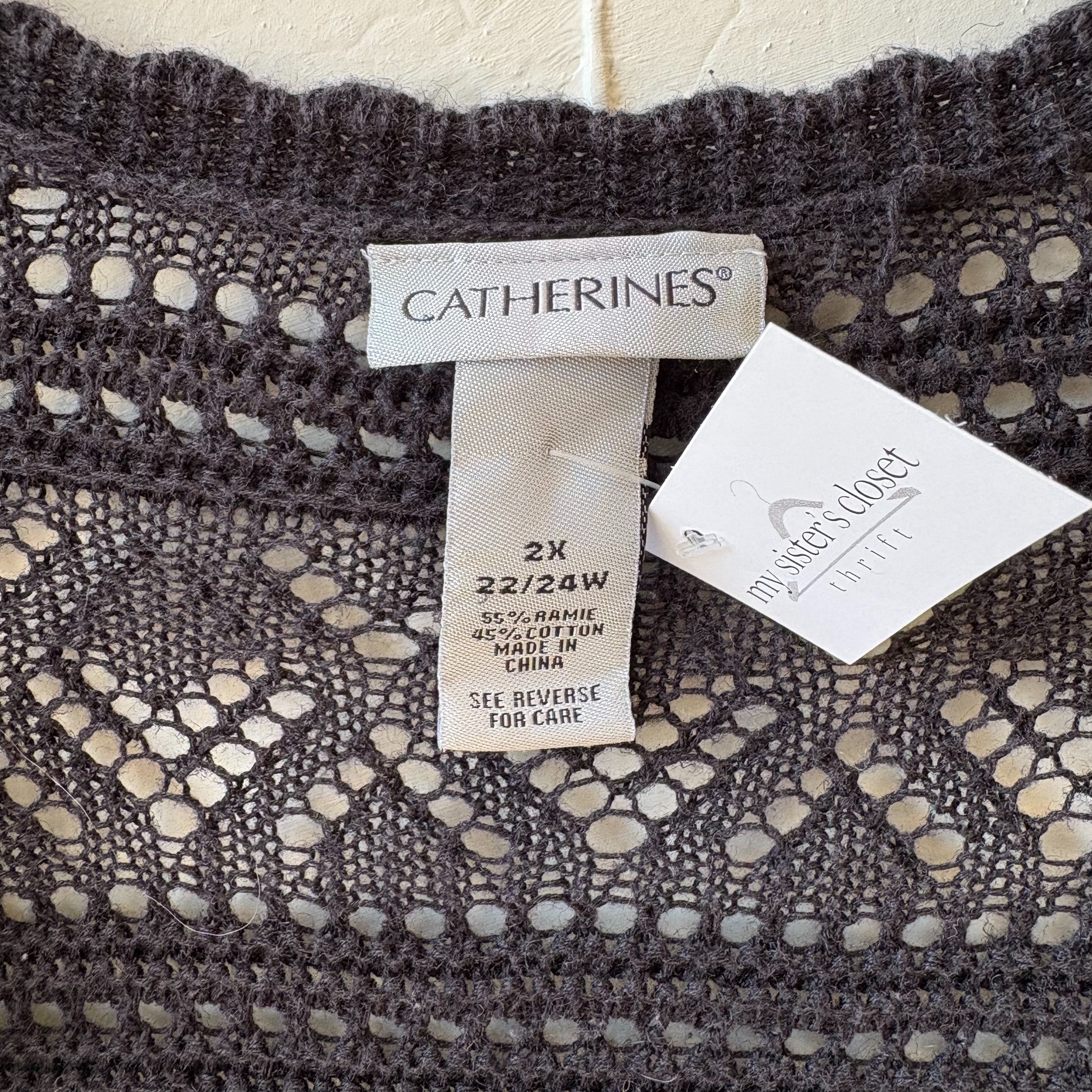 SIZE 2X | Black Knit Cardigan