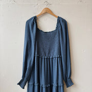 SIZE XL | Blue Tiered Dress
