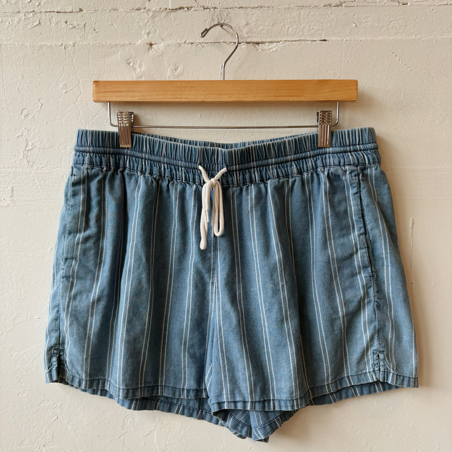 SIZE L | Madewell Striped Shorts