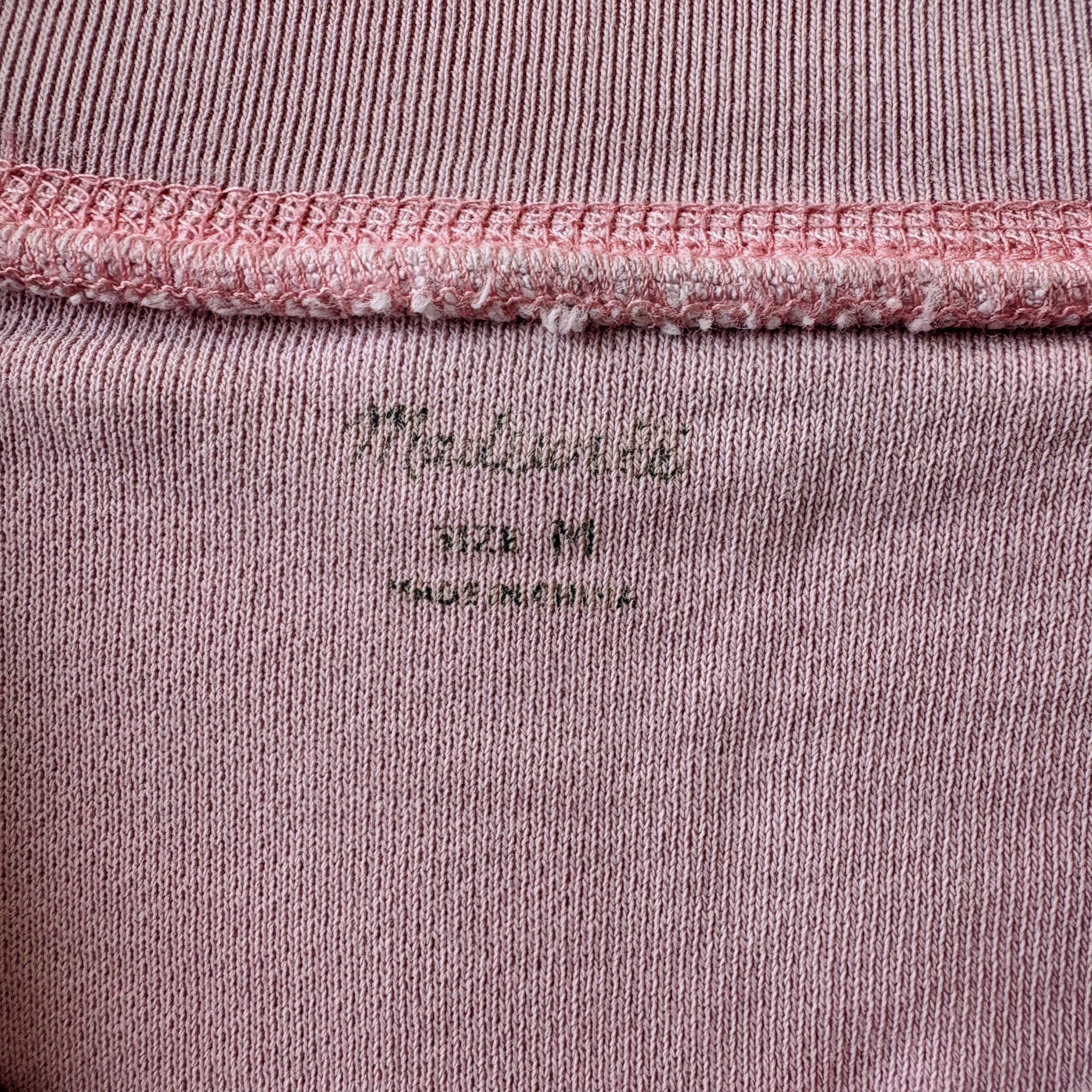SIZE M | Madewell Pink Crewneck