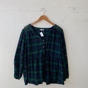SIZE 2XL | Flannel Blouse