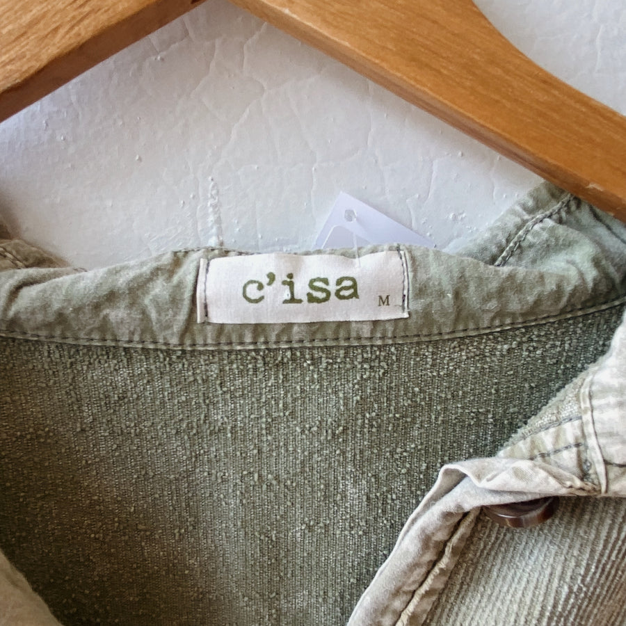 Size M | Green Button Up