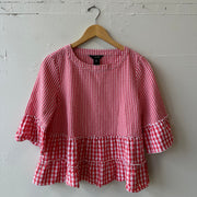 SIZE M | Red Gingham Top
