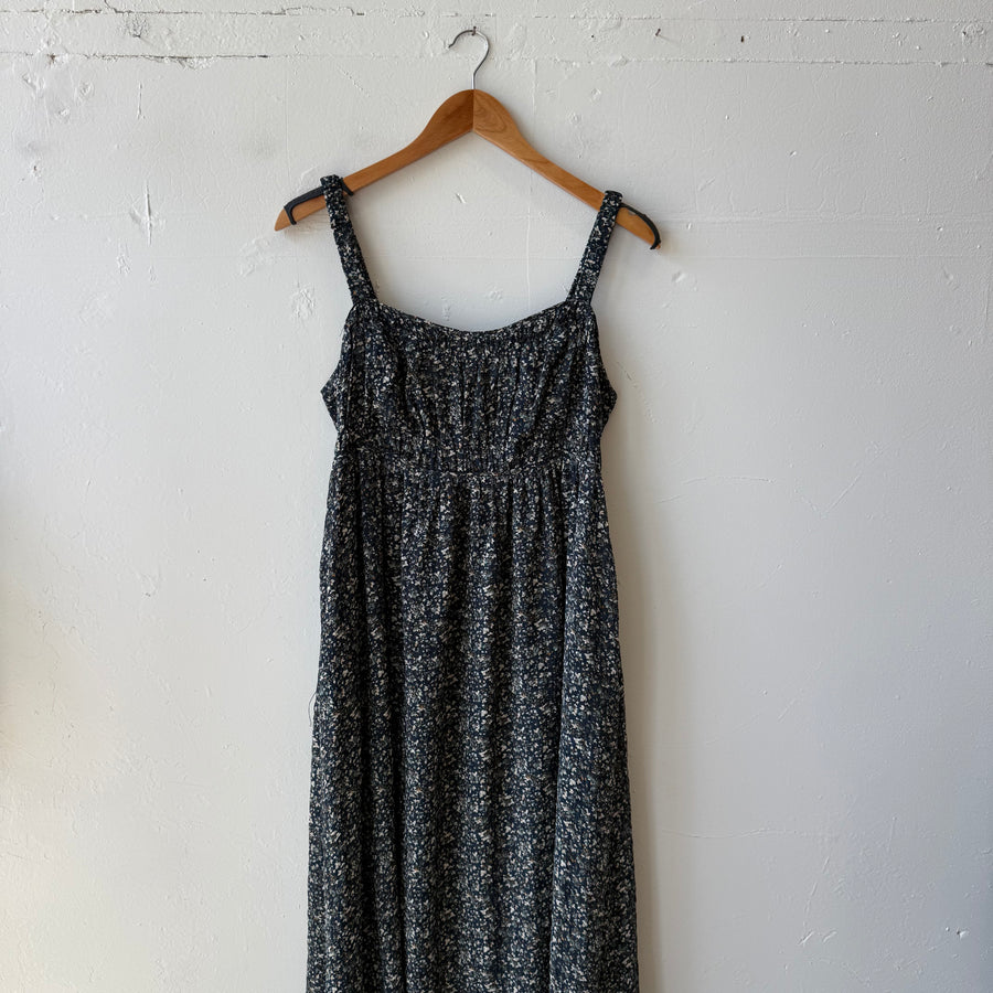 SIZE L | Blue Floral Boutique Dress