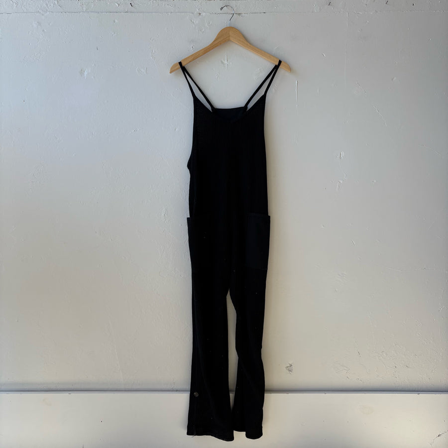 SIZE S | Black Textured Jumpsuit