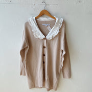 Size M | Ruffle Collar Sweater