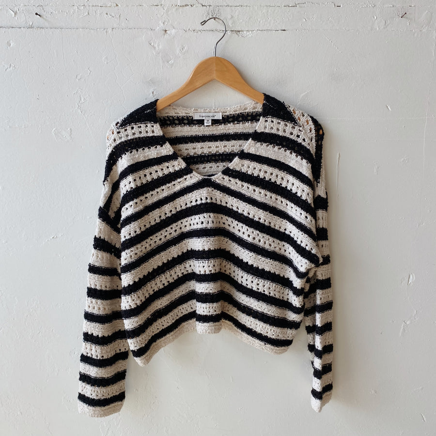Size M | Striped Knit Sweater