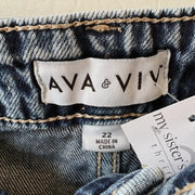 SIZE 22 | Dark Washed Shorts