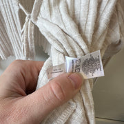 SIZE 3X | Cream Tie Cardigan
