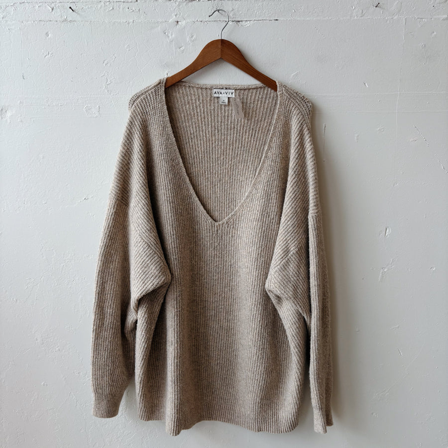 SIZE 3X | Neutral Sweater