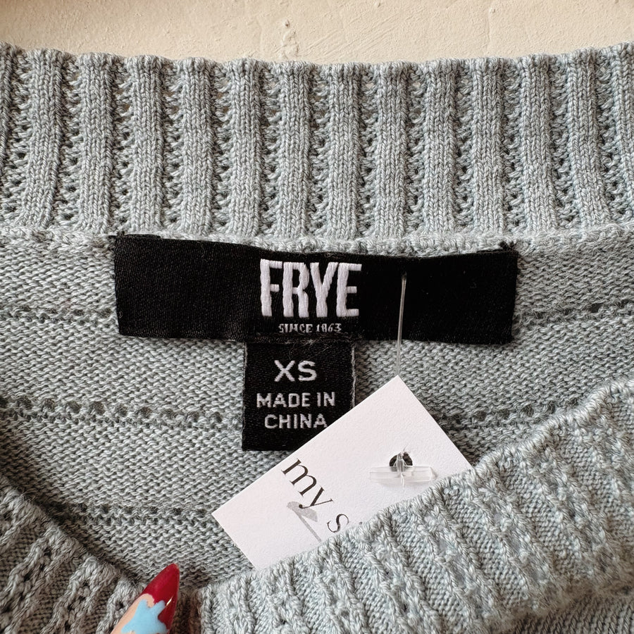 SIZE XS | Frye Blue Top