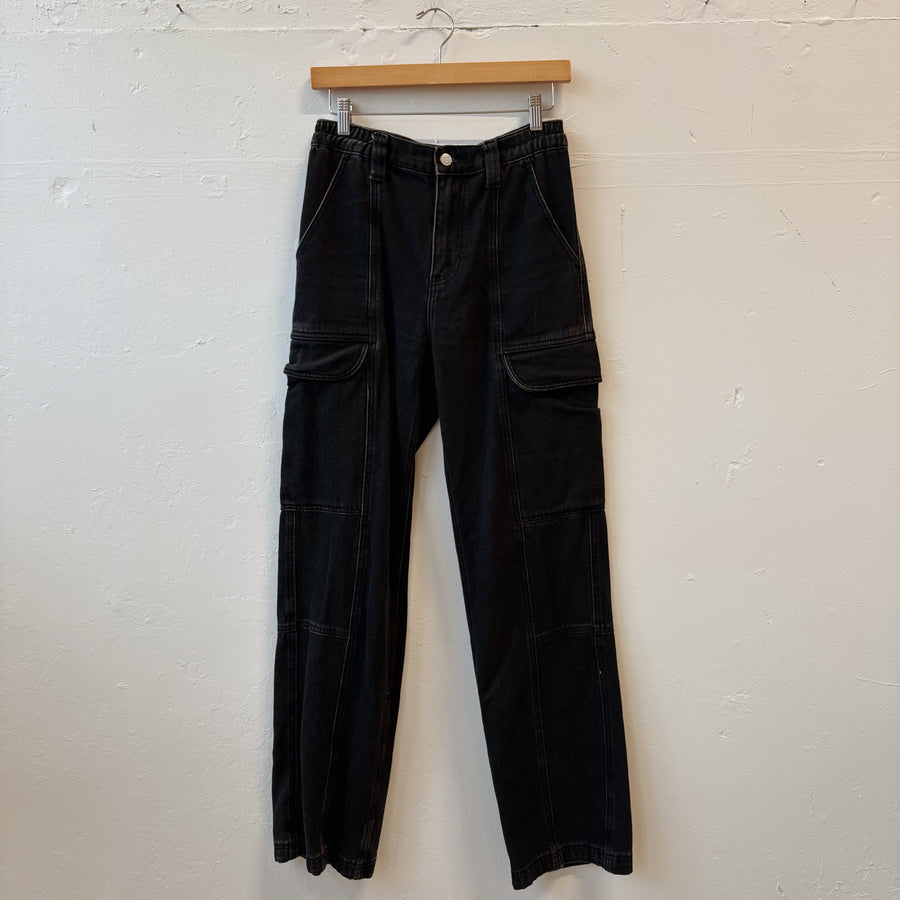 SIZE S | Pacsun Black Cargo Jeans