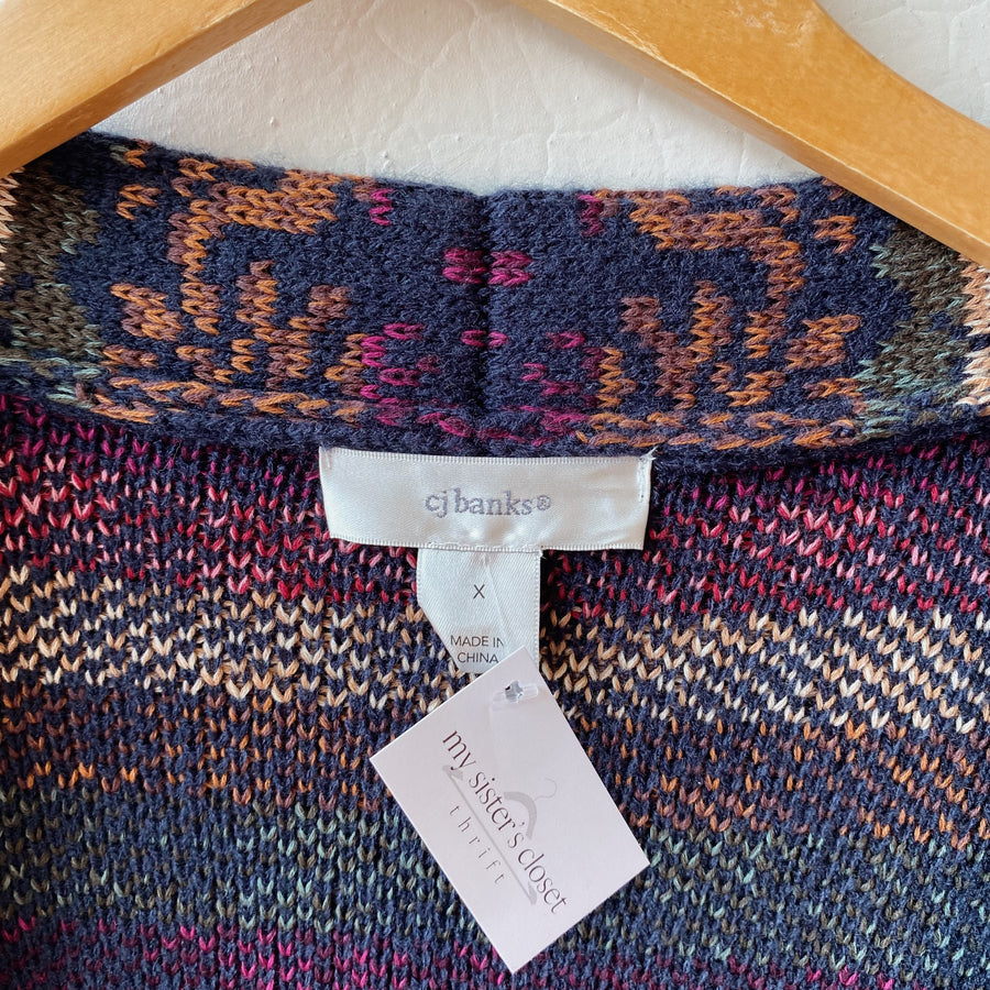 SIZE X | Patterned Cardigan