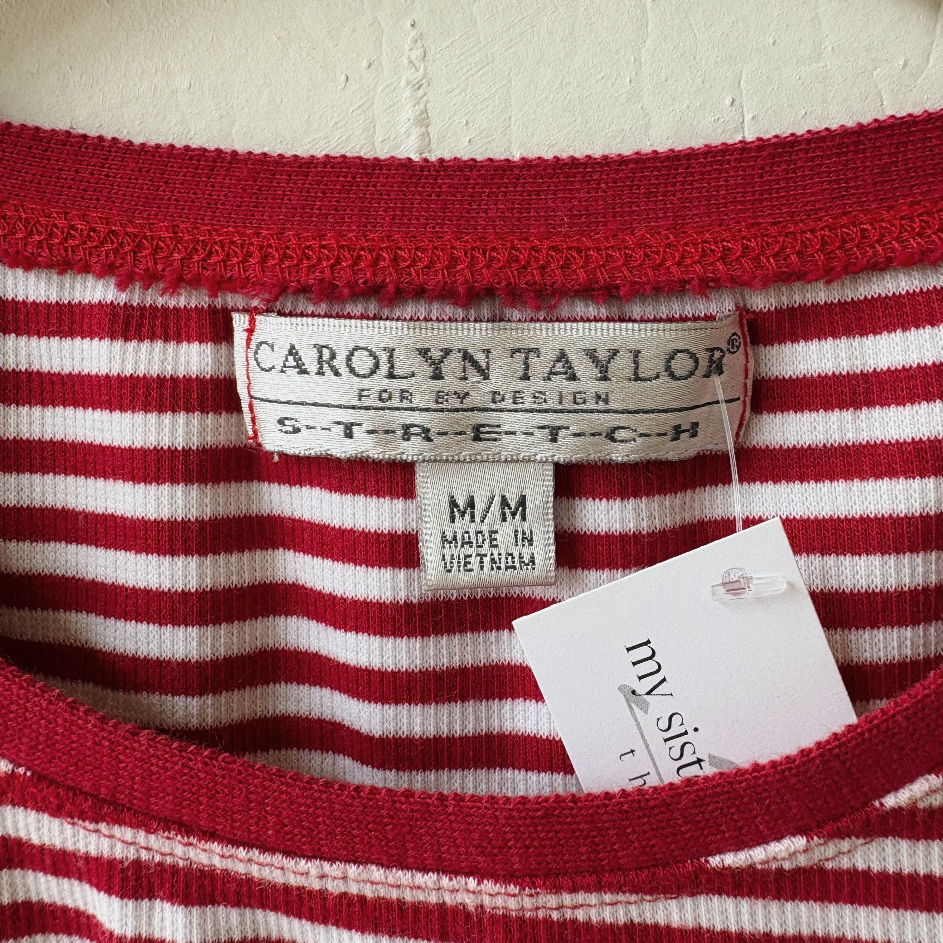 SIZE M | Red Striped Tank Top